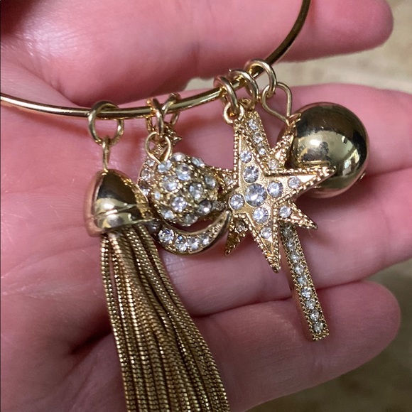 Anna & Ava Gold Charm Bracelet with Intricate Details - Picture 6 of 7